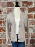 The Rockwell Cardigan in Oatmeal-130 Sweaters-Little Bird Boutique