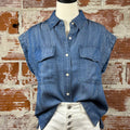 Jak and Rae Manny Top in Calva-111 - Woven Top F/W (June- Nov)-Little Bird Boutique