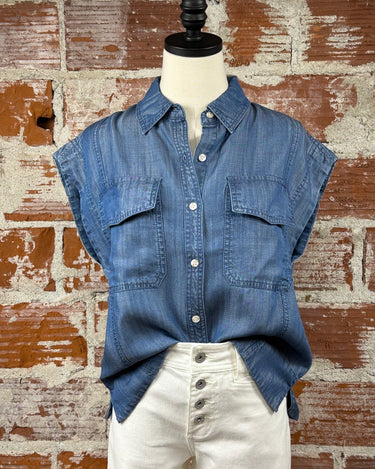 Jak and Rae Manny Top in Calva-111 - Woven Top F/W (June- Nov)-Little Bird Boutique