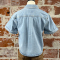 Velvet Heart Barnes Denim Top in Midtown Blue-111 - Woven Top F/W (June- Nov)-Little Bird Boutique