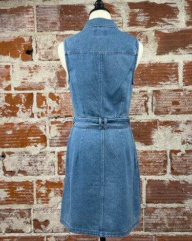 Velvet Heart Palmira Denim Dress in Classic Indigo-151 Dresses - Short-Little Bird Boutique