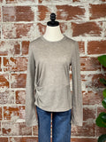 Sanctuary Knot Your Business Sweater in Heather Canteen-130 Sweaters-Little Bird Boutique