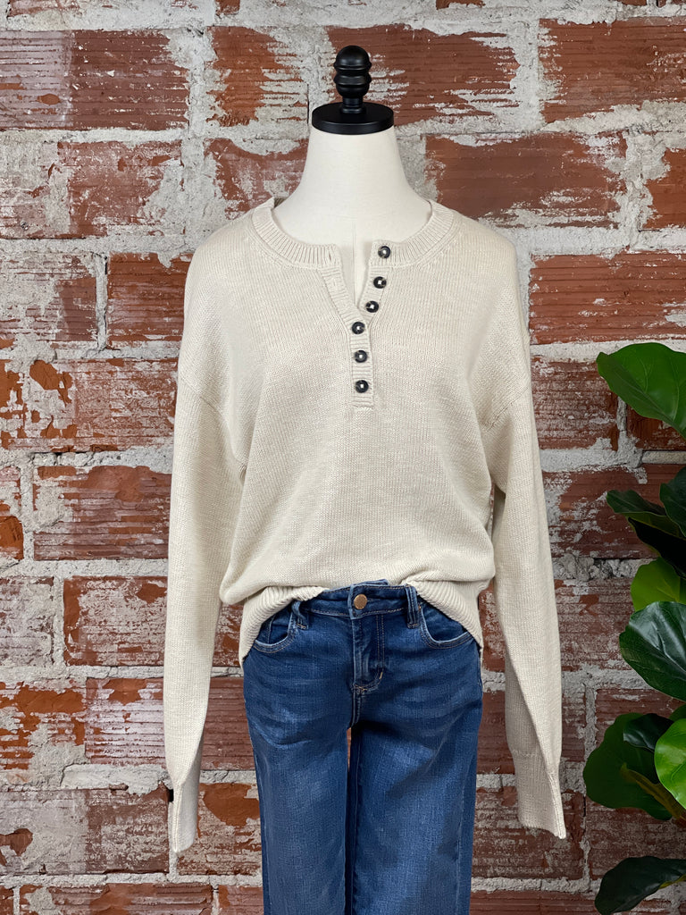 Sanctuary 'Casual and Chill' Sweater in Toasted Marshmallow