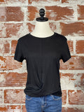 Sanctuary Highstreet Tee in Black-121 Jersey Tops - Short Sleeve-Little Bird Boutique