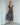 Anthem the Label Mesh V-Neck Midi Dress in Black/Tan