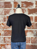 Sanctuary Highstreet Tee in Black-121 Jersey Tops - Short Sleeve-Little Bird Boutique