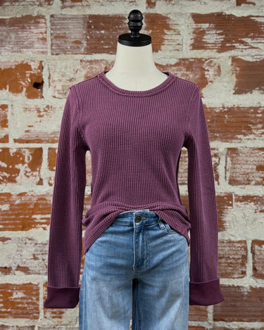 Dear John Ania Top in Fig-121 - Jersey Tops F/W (June - Nov)-Little Bird Boutique