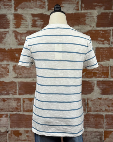 Z Supply Foundation Tee in Boathouse Stripe-121 - Jersey Tops F/W (June - Nov)-Little Bird Boutique