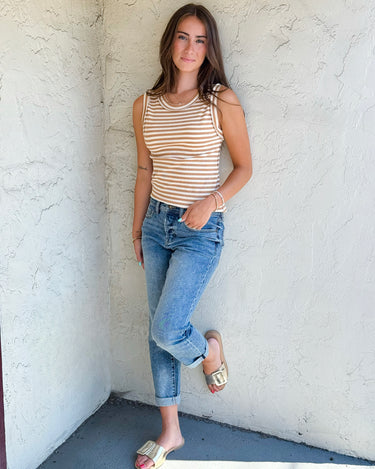 Liverpool Keeper Boyfriend Jeans in Austwell-210 Denim-Little Bird Boutique