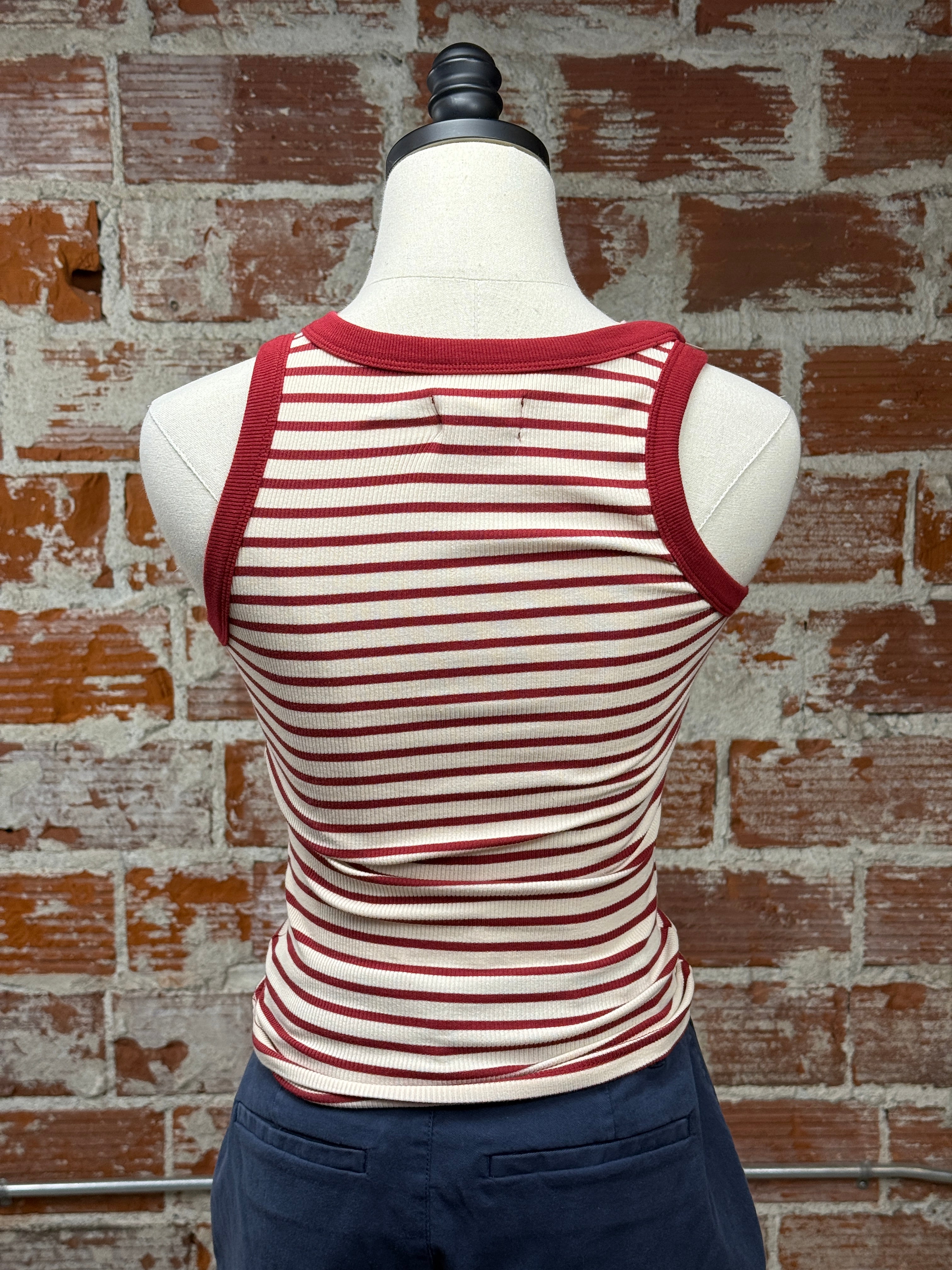 Thread and Supply Ellen Tank in Sand Red-121 - Jersey Tops F/W (June - Nov)-Little Bird Boutique
