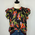 THML Collins Top in Black Floral-111 - Woven Top F/W (June- Nov)-Little Bird Boutique