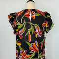 THML Collins Top in Black Floral-111 - Woven Top F/W (June- Nov)-Little Bird Boutique