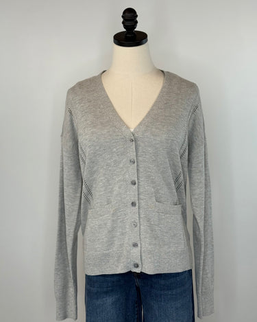 Thread and Supply Gabby Cardigan Sweater in Smoked Pearl-131 - Sweaters F/W (June - Nov)-Little Bird Boutique