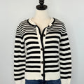 Sanctuary City Summer Cardi in Black and Macrame Stripe-131 - Sweaters F/W (June - Nov)-Little Bird Boutique
