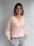 Mila Sweater in Blush-131 - Sweaters F/W (June - Nov)-Little Bird Boutique