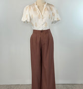 Dex Wide Leg Pants in Rose-220 Pants-Little Bird Boutique