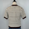 Elani Chocolate Stripe Sweater-131 - Sweaters F/W (June - Nov)-Little Bird Boutique