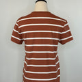 Thread and Supply Asher Tee in Brown and White Stripe-122 - Jersey Tops S/S (Dec - May)-Little Bird Boutique