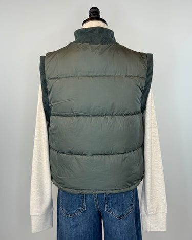 Thread and Supply Bretta Vest in Smoked Jade-141 Outerwear Coats & Jackets-Little Bird Boutique