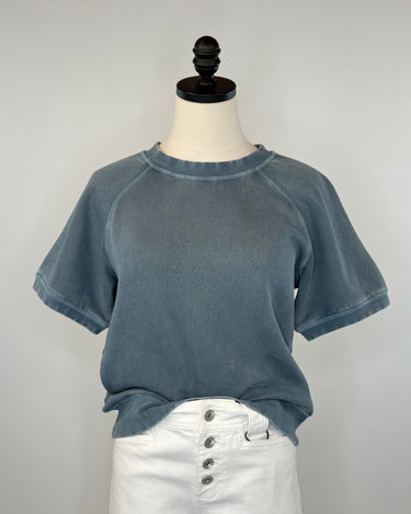 Thread and Supply Jordan Sweatshirt in Blue Mirage-142 Sweatshirts & Hoodies-Little Bird Boutique