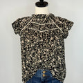 Blaine Top in Black Multi Floral-111 - Woven Top F/W (June- Nov)-Little Bird Boutique