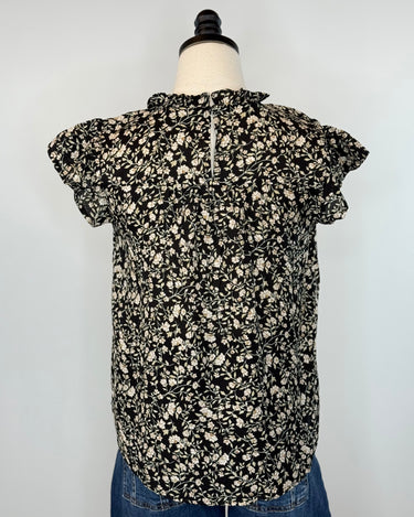 Blaine Top in Black Multi Floral-111 - Woven Top F/W (June- Nov)-Little Bird Boutique