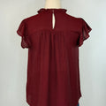 Wright Top in Brick-111 - Woven Top F/W (June- Nov)-Little Bird Boutique