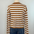Jak and Rae Rumi Top in Cinnamon Stripe-121 - Jersey Tops F/W (June - Nov)-Little Bird Boutique