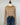 Jak and Rae Rumi Top in Cinnamon Stripe-121 - Jersey Tops F/W (June - Nov)-Little Bird Boutique