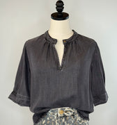 Jak and Rae Amalfi Top in Lunar-111 - Woven Top F/W (June- Nov)-Little Bird Boutique