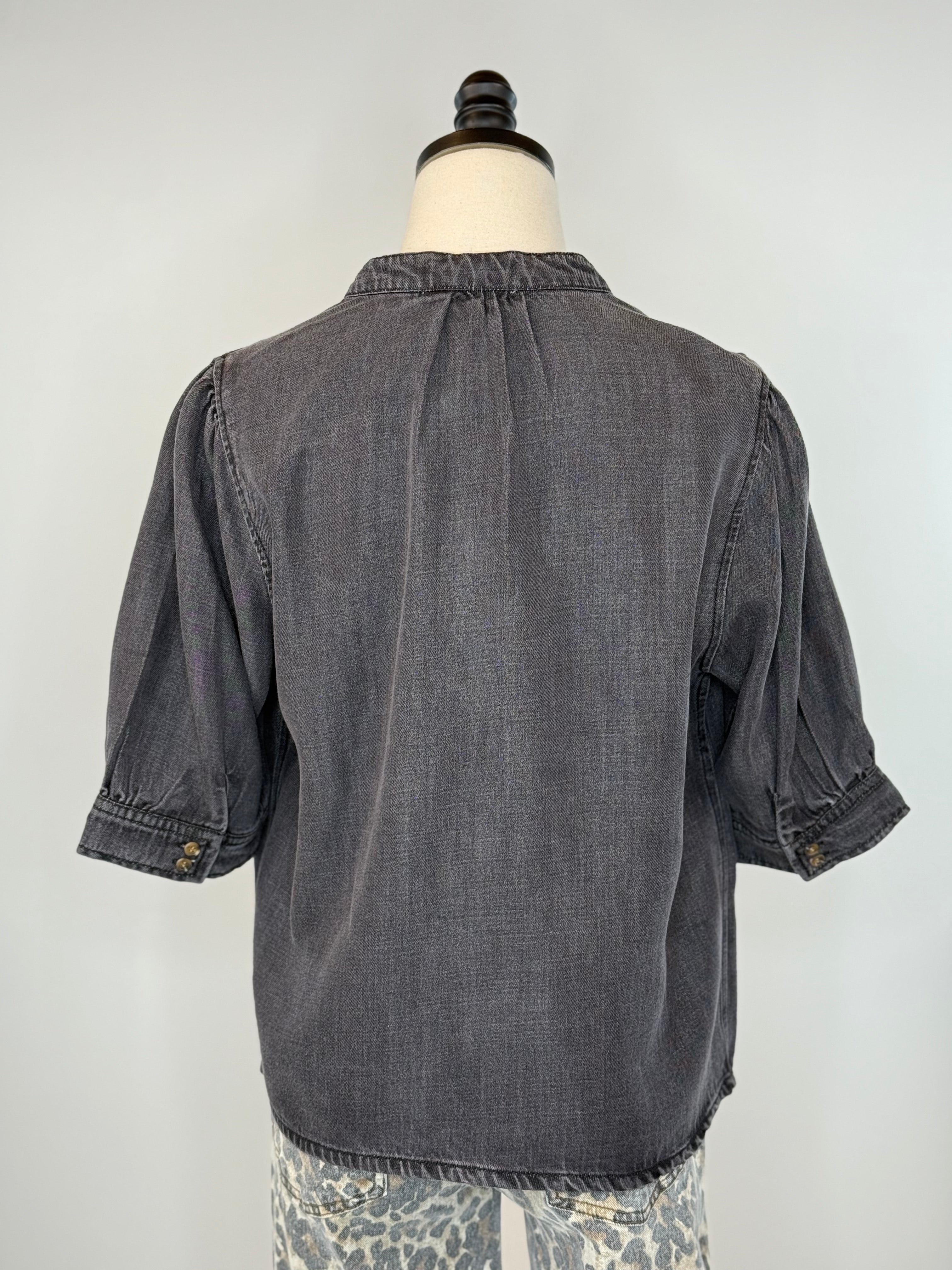 Jak and Rae Amalfi Top in Lunar-111 - Woven Top F/W (June- Nov)-Little Bird Boutique