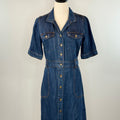 Jak and Rae Cassius Denim Dress in Danica-151 Dresses - Short-Little Bird Boutique