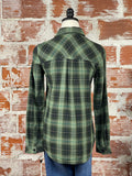 Beach Lunch Lounge Charley Top in Green House-112 Woven Tops - Long Sleeve-Little Bird Boutique