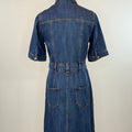 Jak and Rae Cassius Denim Dress in Danica-151 Dresses - Short-Little Bird Boutique
