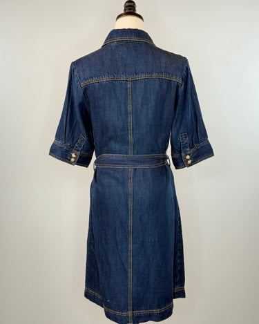 Jak and Rae Alabama Dress in Raw Blue-151 Dresses - Short-Little Bird Boutique