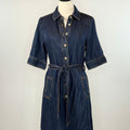 Jak and Rae Alabama Dress in Raw Blue-151 Dresses - Short-Little Bird Boutique