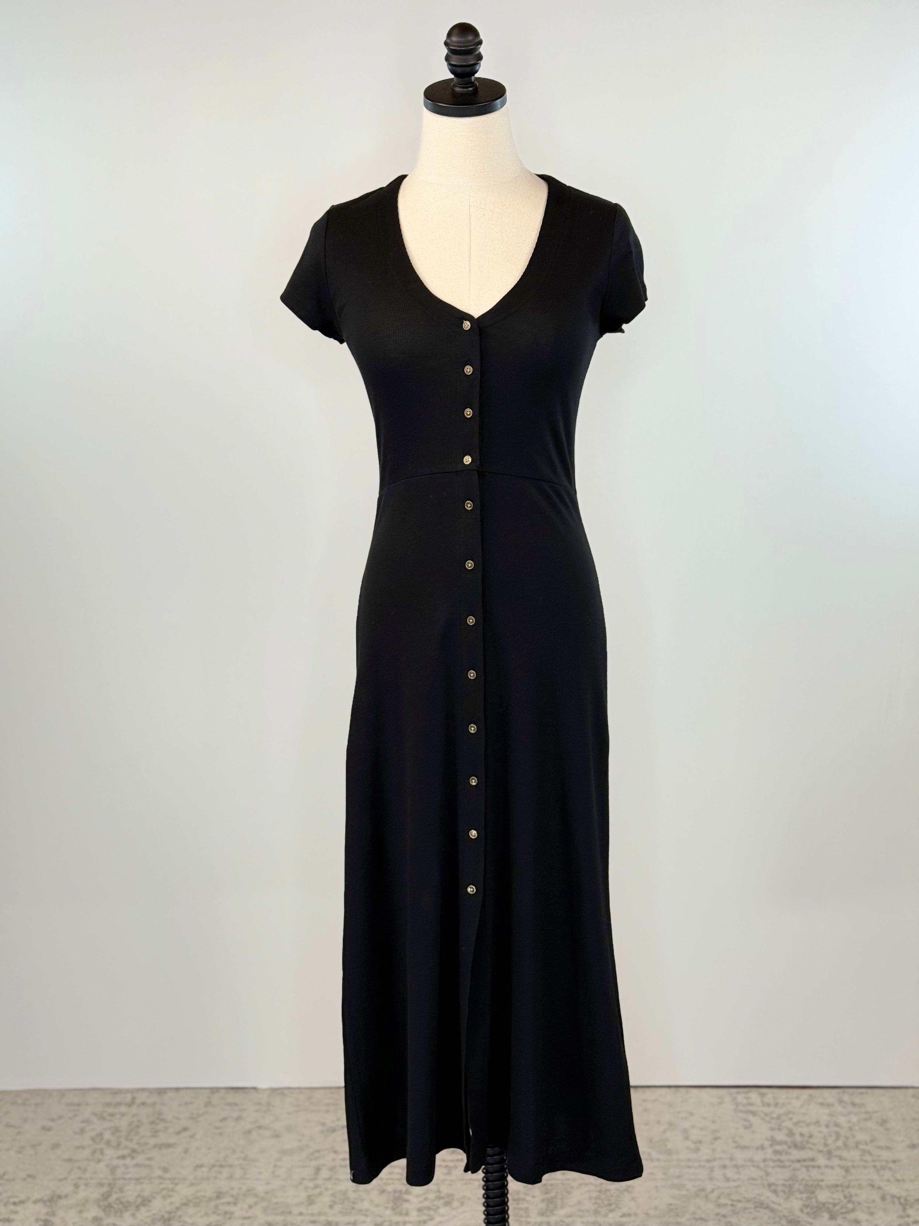 Jak and Rae Lakelyn Dress in Black-152 Dresses - Long-Little Bird Boutique