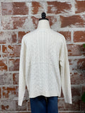 Pullover Sweater in Ivory-130 Sweaters-Little Bird Boutique