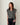 Liverpool Drape front Blouse in Black and White-Final Sale-112 - Woven Top S/S (Dec - May)-Little Bird Boutique