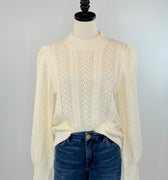 Dear John Jasmine Sweater in Natural-131 - Sweaters F/W (June - Nov)-Little Bird Boutique