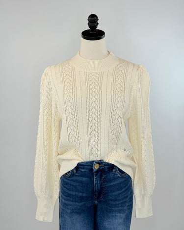 Dear John Jasmine Sweater in Natural-131 - Sweaters F/W (June - Nov)-Little Bird Boutique