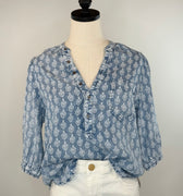 Dear John Sydney Top in Tulip Crest-111 - Woven Top F/W (June- Nov)-Little Bird Boutique