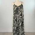 Z Supply Flared Isla Leaf Jumpsuit in Black and Cream-160 Jumpsuits/ Rompers-Little Bird Boutique