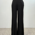 Kylie Lux Knit Pants in Black-220 Pants-Little Bird Boutique