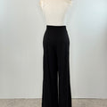 Kylie Lux Knit Pants in Black-220 Pants-Little Bird Boutique