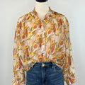 Ellie Top in Rust Floral-111 - Woven Top F/W (June- Nov)-Little Bird Boutique