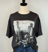 Z Supply Big Apple Tee in Black Sand-121 - Jersey Tops F/W (June - Nov)-Little Bird Boutique