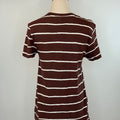 Z Supply Foundation Stripe Tee in Sandalwood and White-121 - Jersey Tops F/W (June - Nov)-Little Bird Boutique