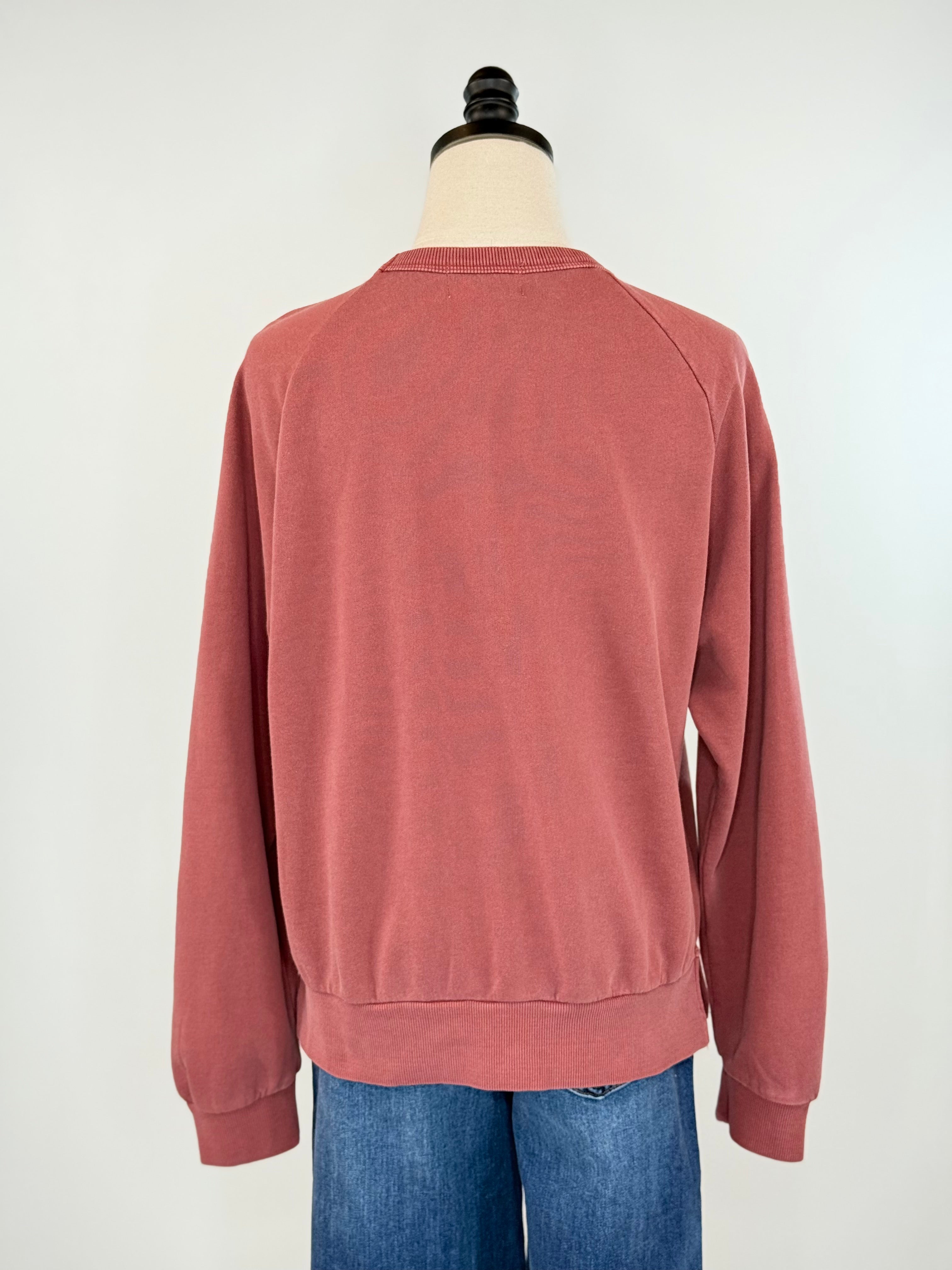Everyday Sweatshirt in Brick-142 Sweatshirts & Hoodies-Little Bird Boutique