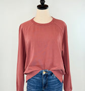 Everyday Sweatshirt in Brick-142 Sweatshirts & Hoodies-Little Bird Boutique